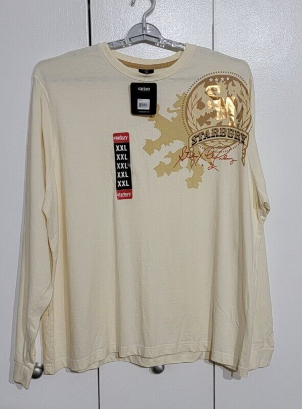 Starbury by Stephen Marbury Long Sleeve T-Shirt RN 98572 New with Tags 2XL
